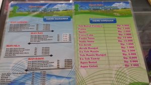 Daftar Menu dan Harga di RM Pak Kayol