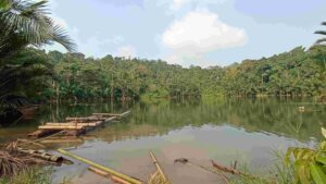 Ekspedisi baduy dalam, danau di baduy luar