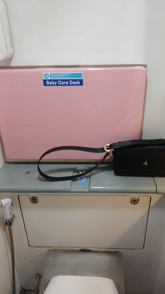 Baby desk di Toilet Gaya Baru Malam Selatan